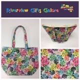 Large Tote Bag - Multi-Coloured Leaves Large Tote Bag - Multi-Coloured Leaves